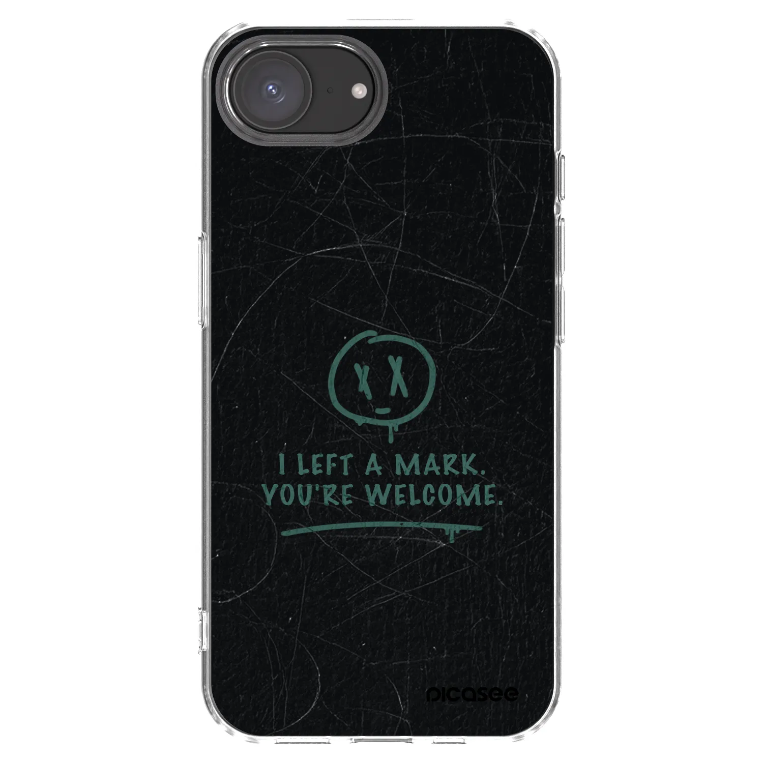 Picasee silikonový průhledný obal pro Apple iPhone 17e - LEFT A MARK