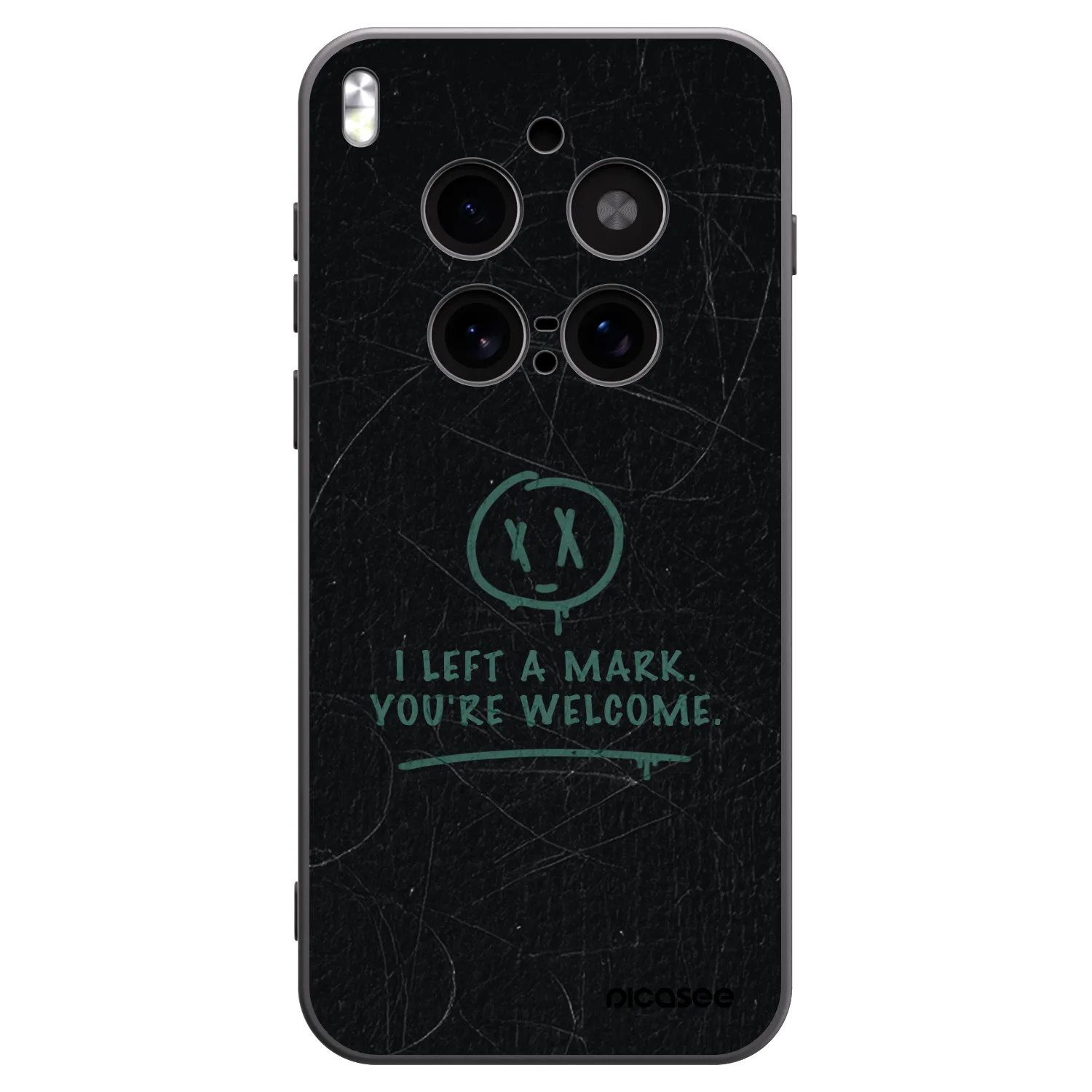 Picasee silikonový černý obal pro Vivo X300 Pro - LEFT A MARK