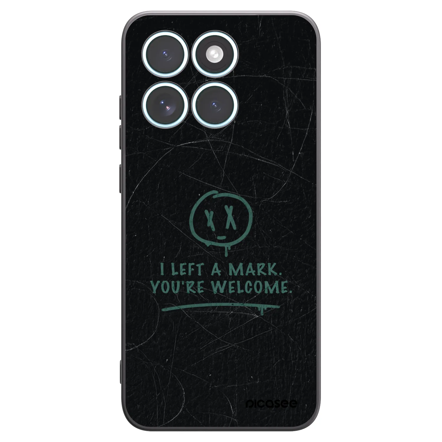 Picasee silikonový černý obal pro Motorola Edge 70 Fusion - LEFT A MARK