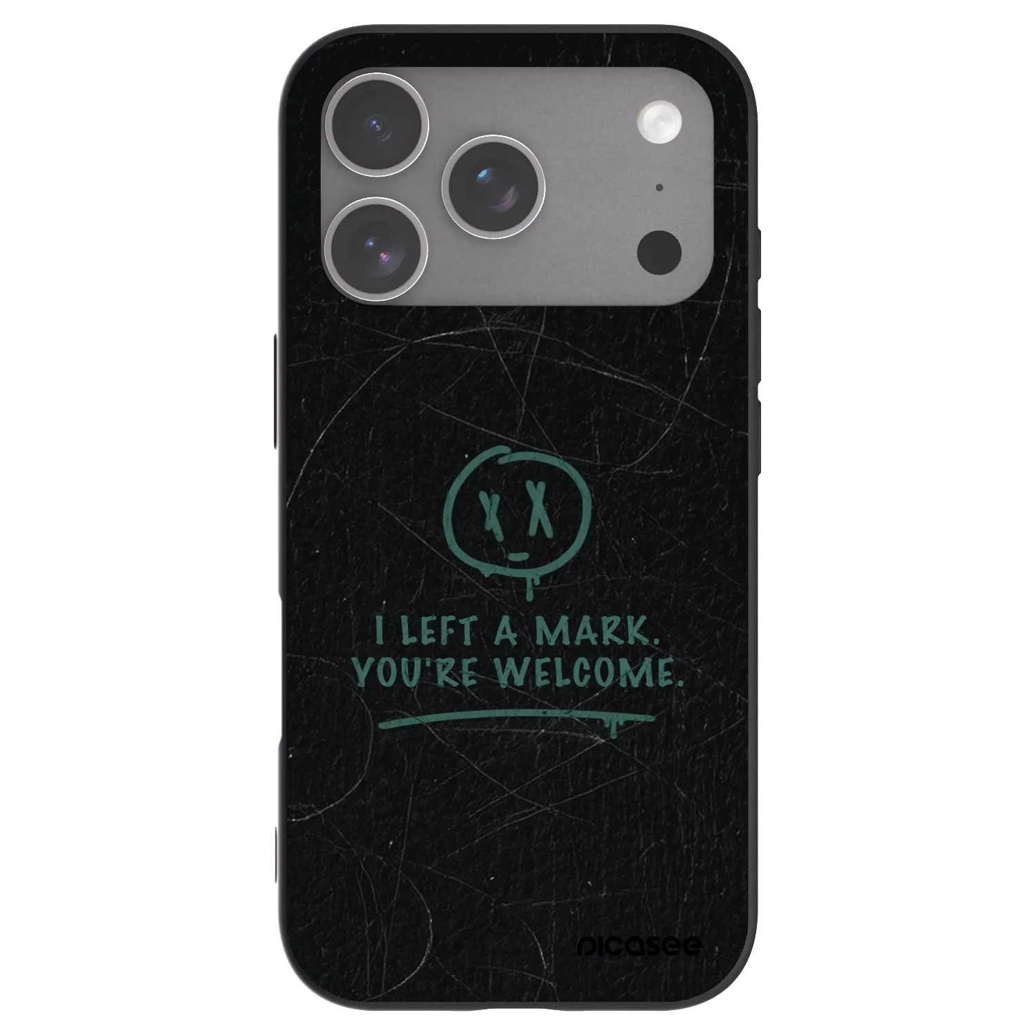 Picasee silikonový černý obal pro Apple iPhone 18 Pro - LEFT A MARK