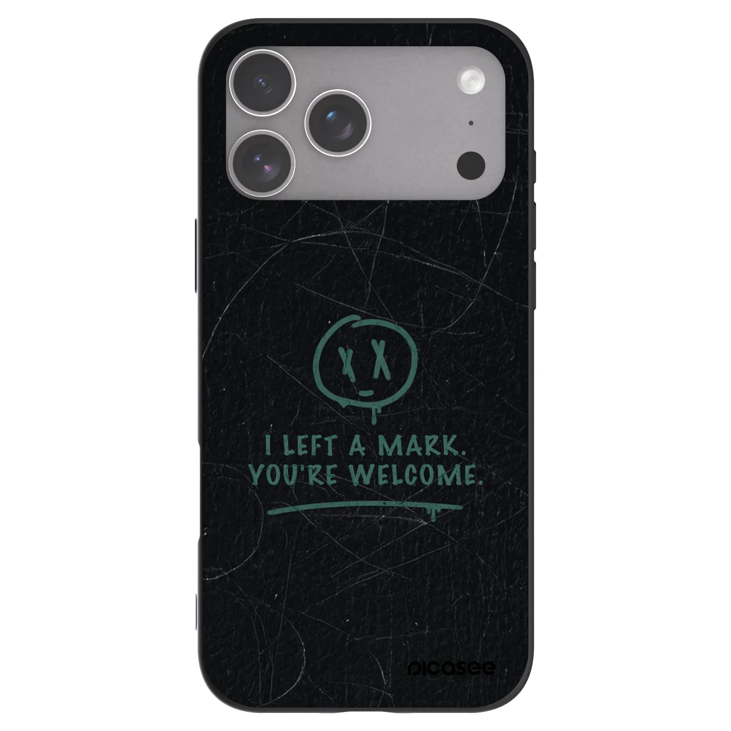 Picasee silikonový černý obal pro Apple iPhone 18 Pro Max - LEFT A MARK