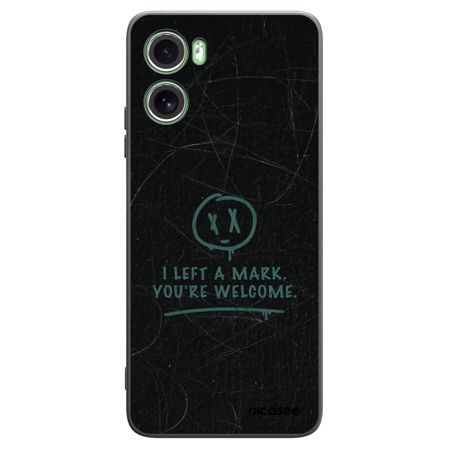 Picasee silikonový černý obal pro Motorola Moto G06 - LEFT A MARK