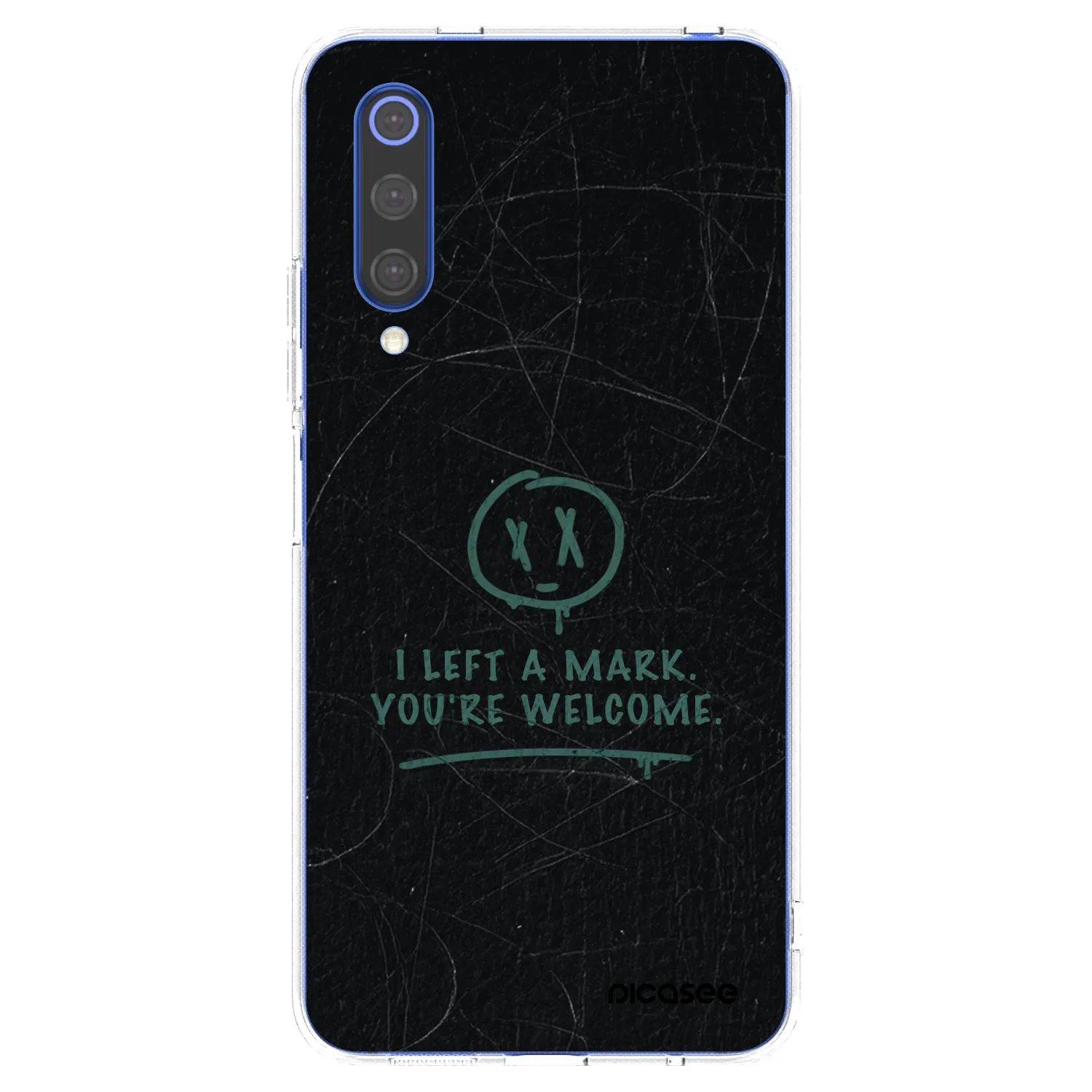 Picasee silikonový průhledný obal pro Xiaomi Mi 9 SE - LEFT A MARK