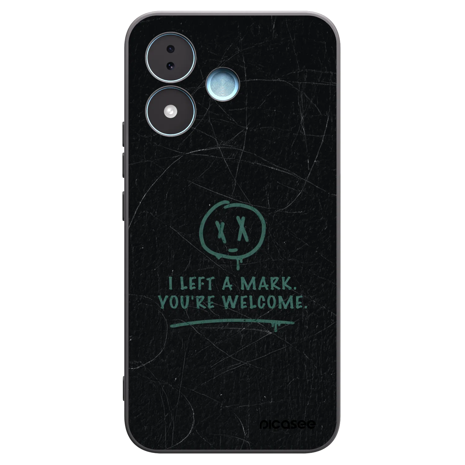 Picasee silikonový černý obal pro Xiaomi Redmi Note 17 5G - LEFT A MARK