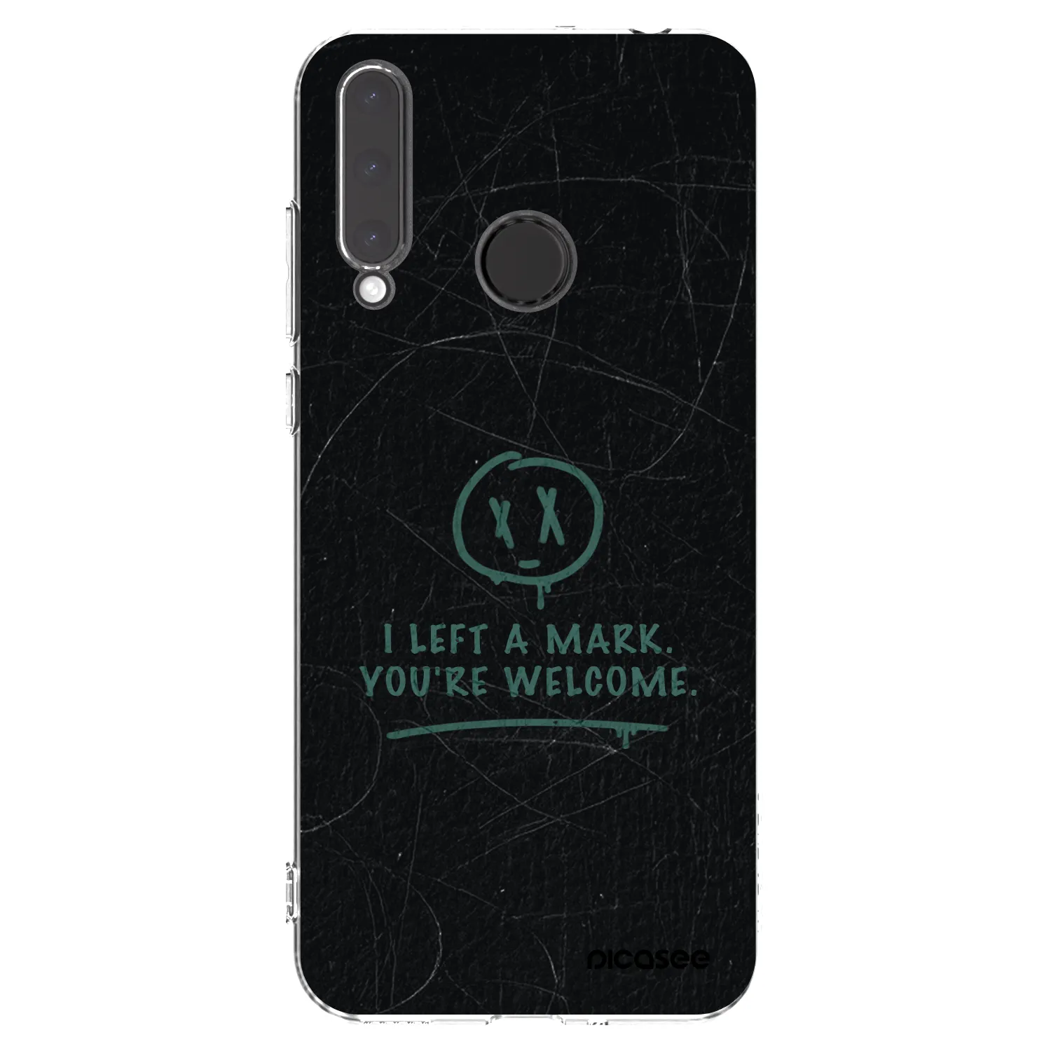 Picasee silikonový průhledný obal pro Honor 20 Lite - LEFT A MARK