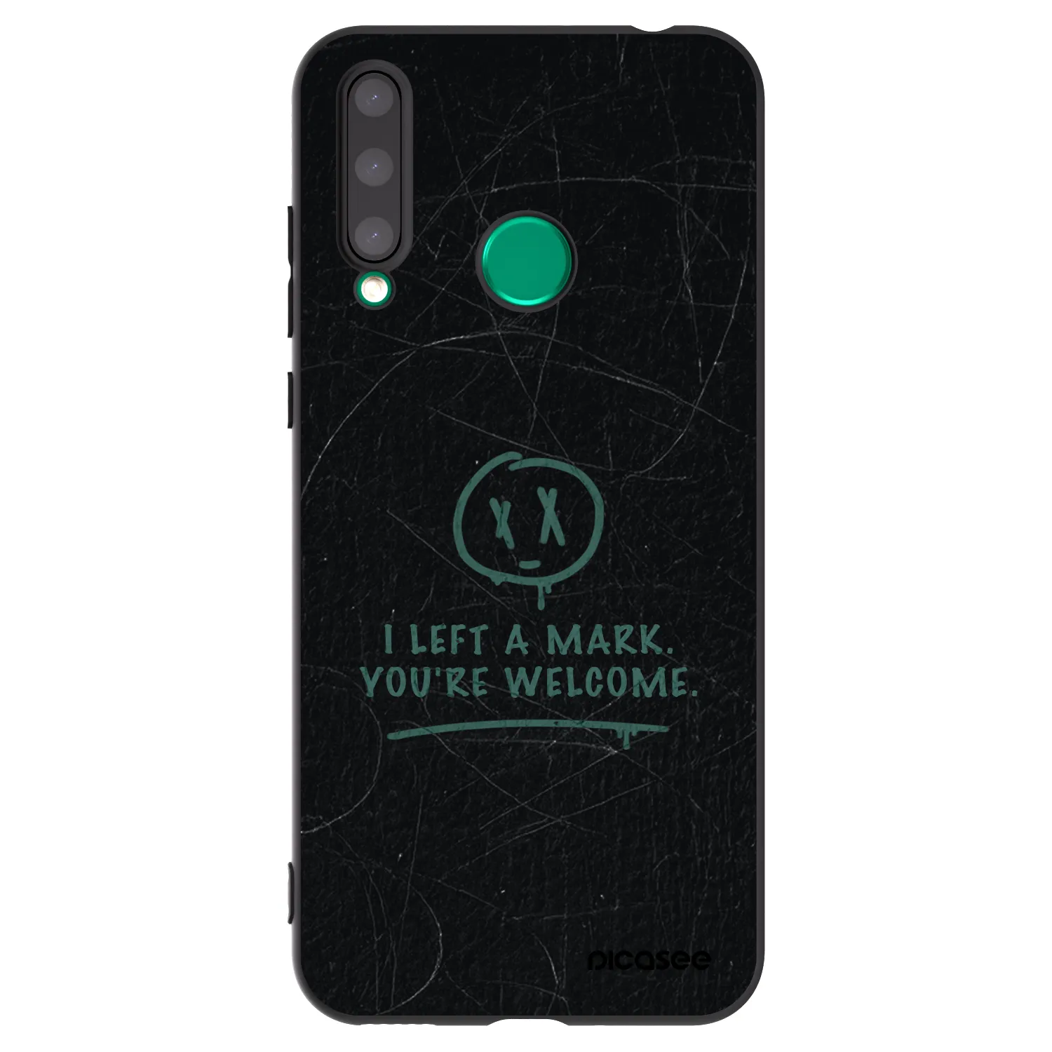 Picasee silikonový černý obal pro Honor 20 Lite - LEFT A MARK