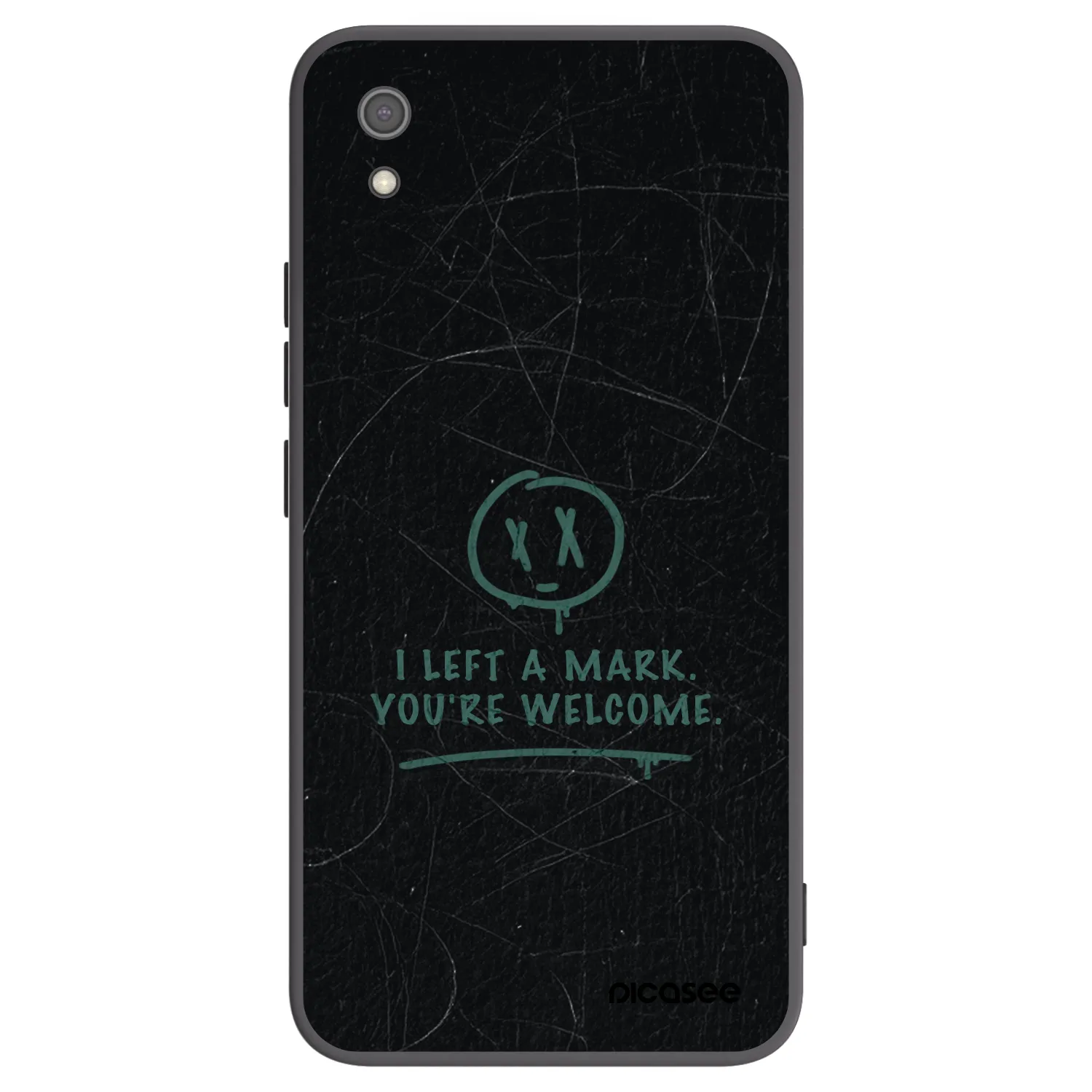 Picasee silikonový černý obal pro Xiaomi Redmi 7A - LEFT A MARK