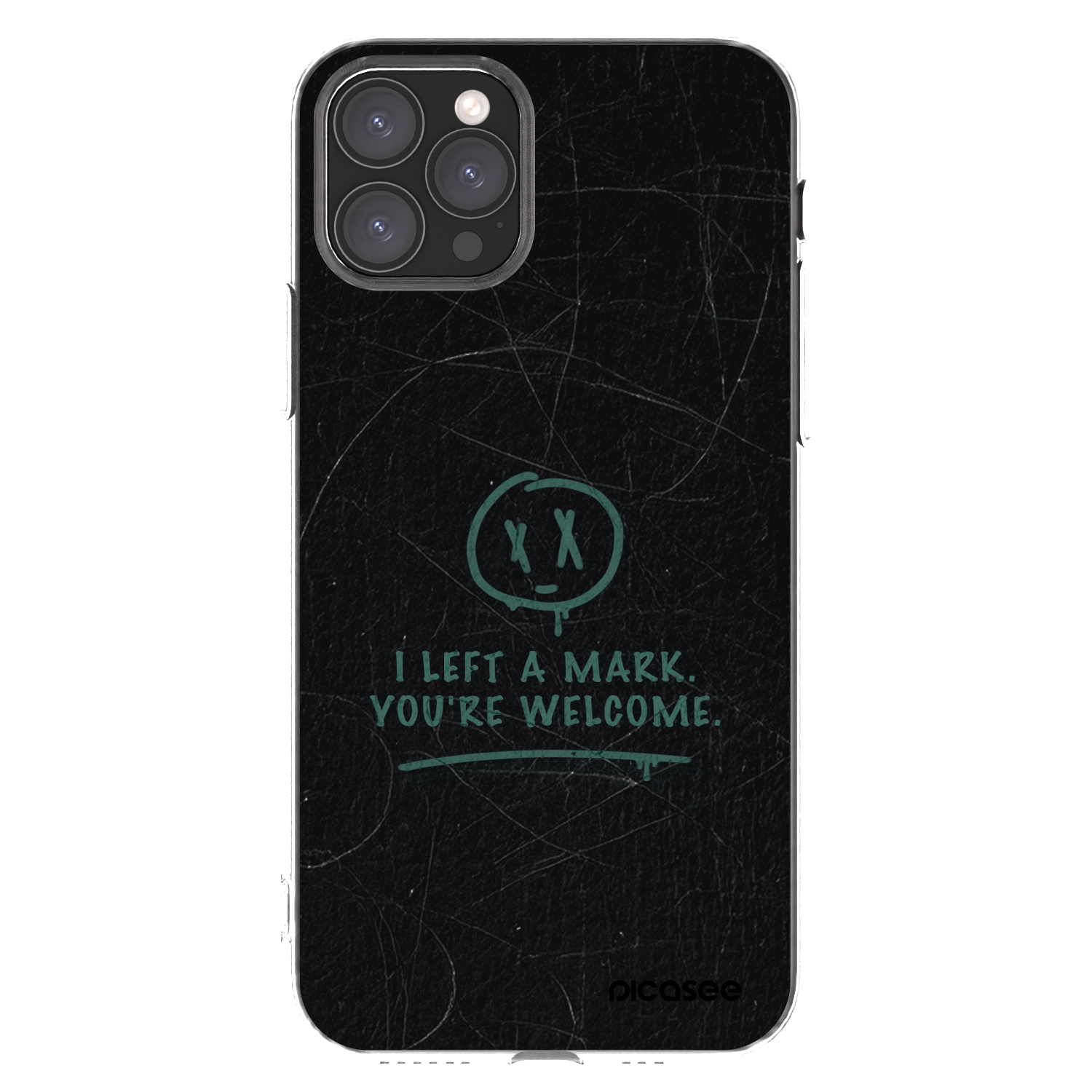 Picasee silikonový průhledný obal pro Apple iPhone 11 Pro - LEFT A MARK