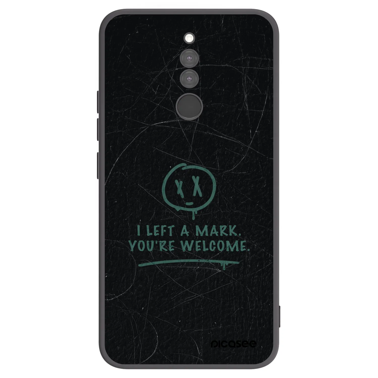 Picasee silikonový černý obal pro Xiaomi Redmi 8 - LEFT A MARK