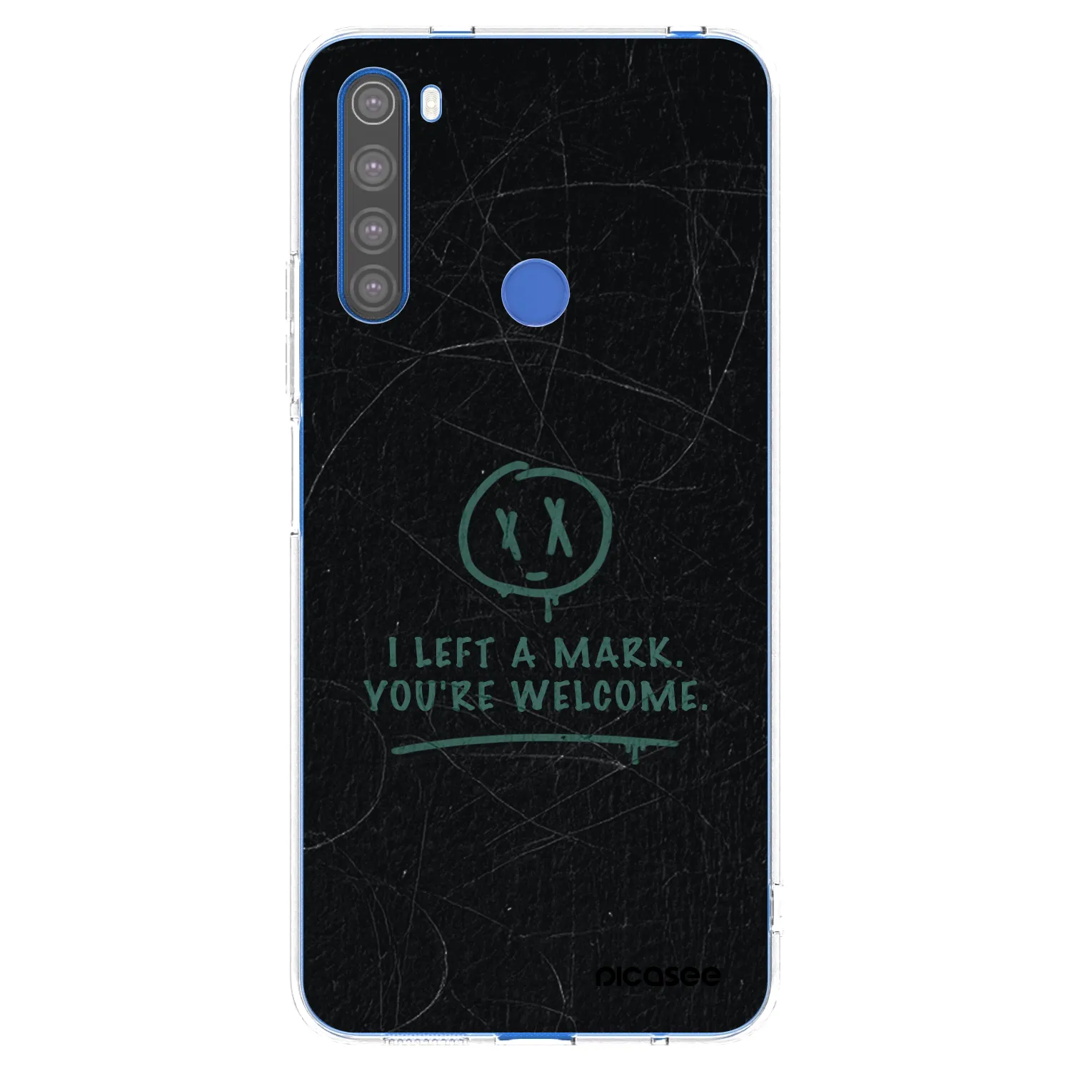 Picasee silikonový průhledný obal pro Xiaomi Redmi Note 8T - LEFT A MARK