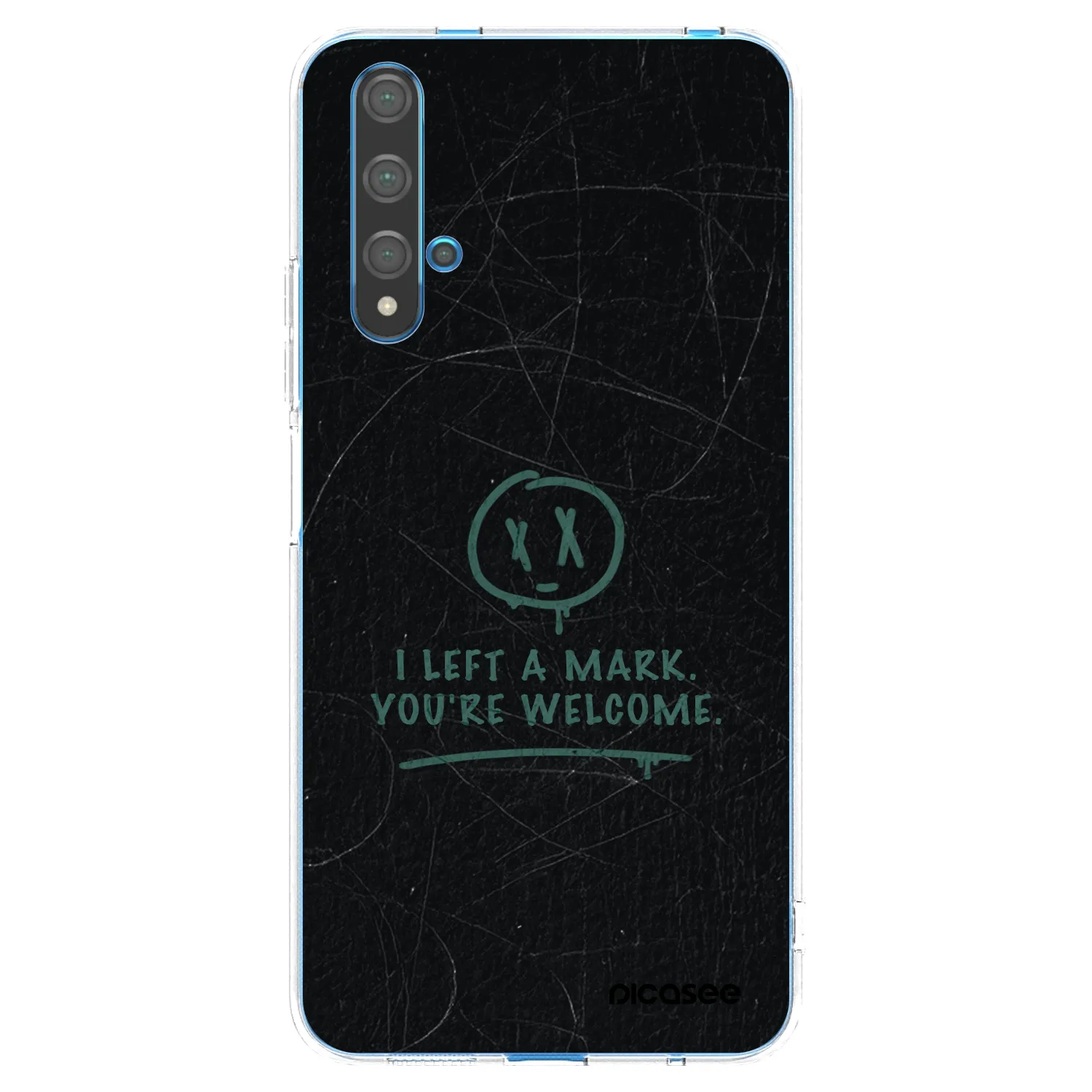 Picasee silikonový průhledný obal pro Huawei Nova 5T - LEFT A MARK