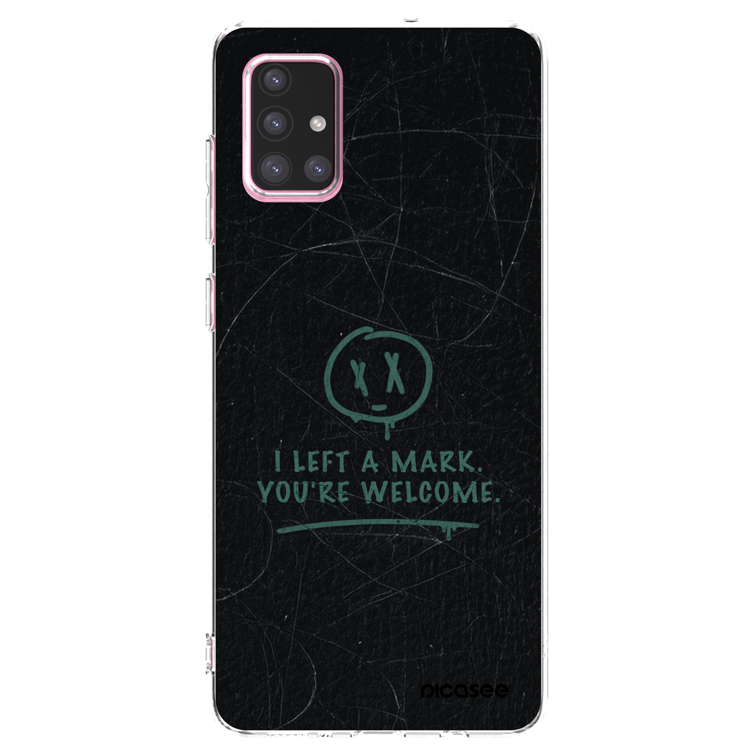 Picasee silikonový průhledný obal pro Samsung Galaxy A71 A715F - LEFT A MARK