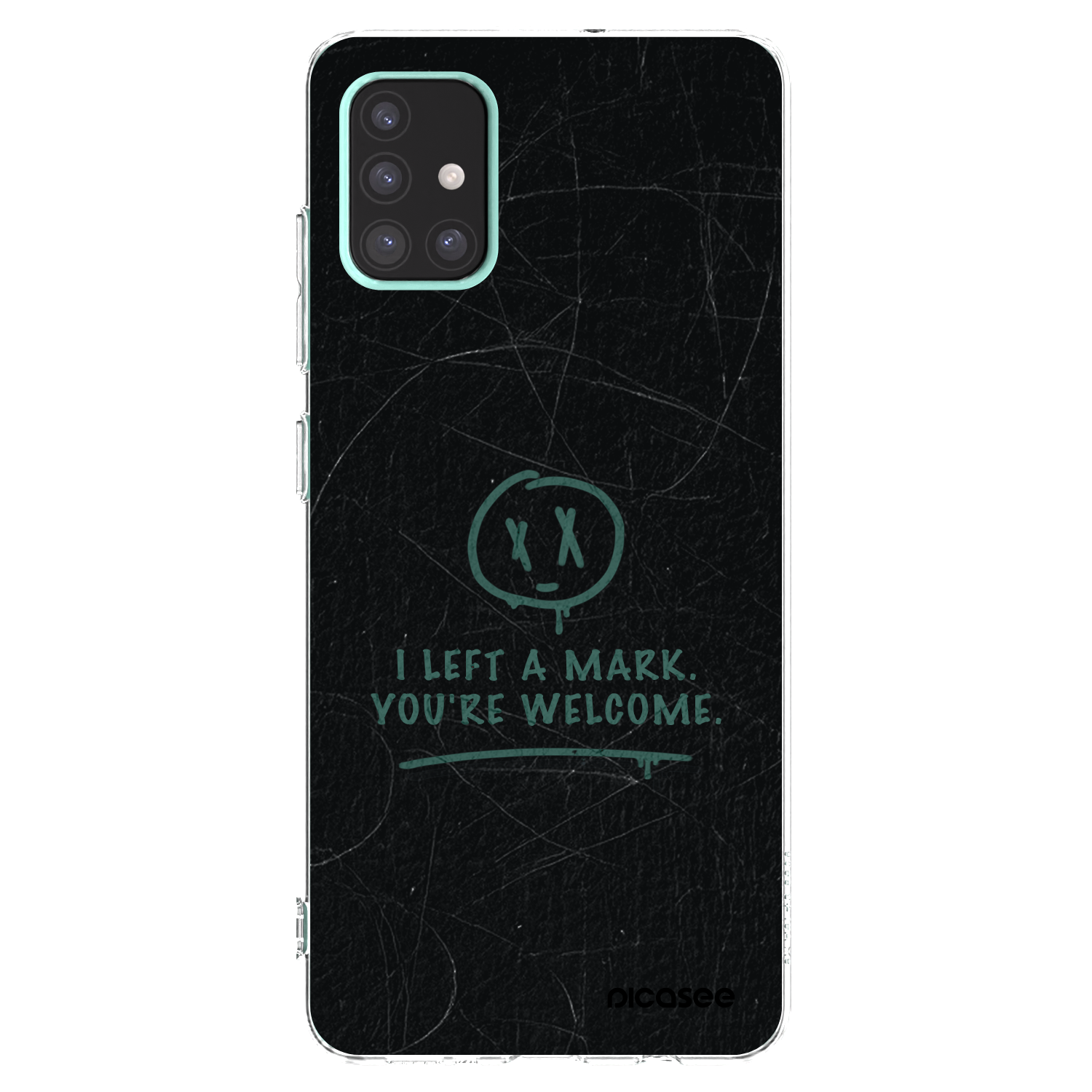 Picasee silikonový průhledný obal pro Samsung Galaxy A51 A515F - LEFT A MARK