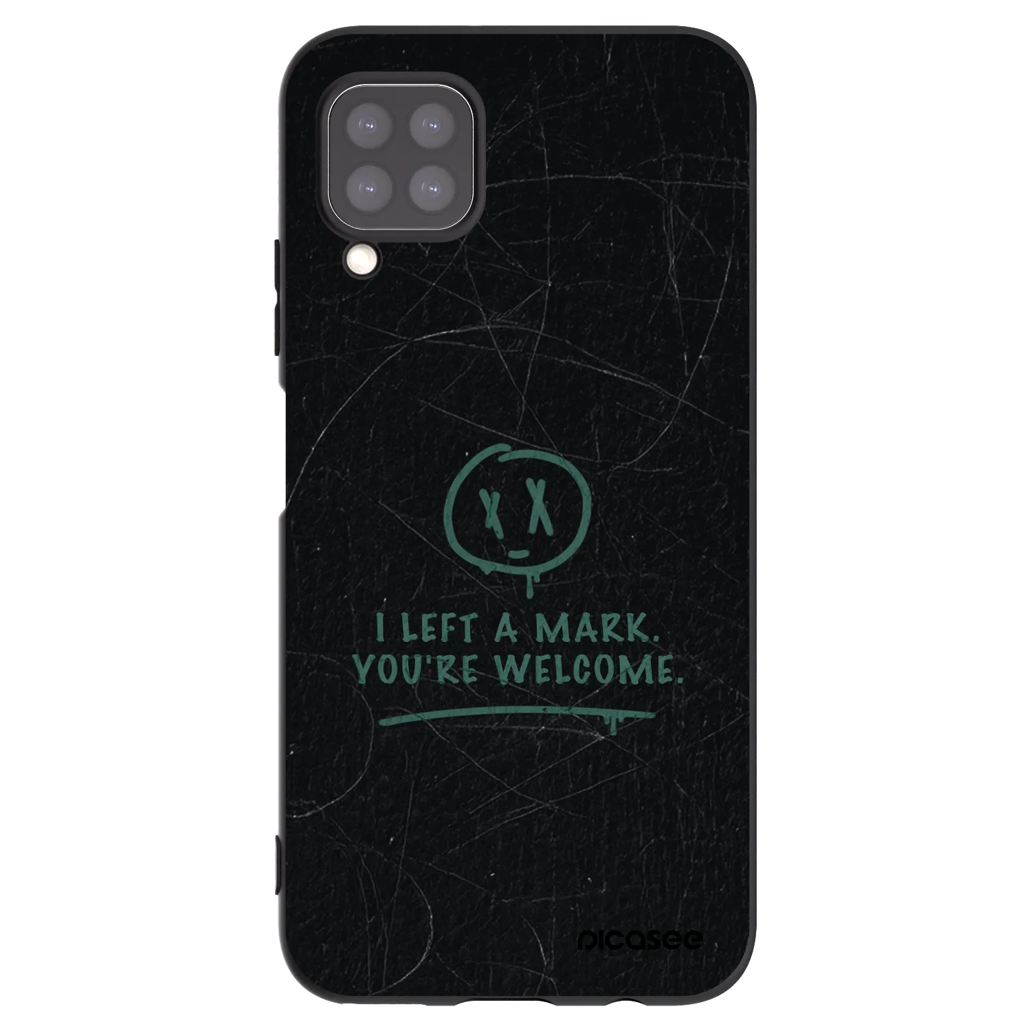 Picasee silikonový černý obal pro Huawei P40 Lite - LEFT A MARK