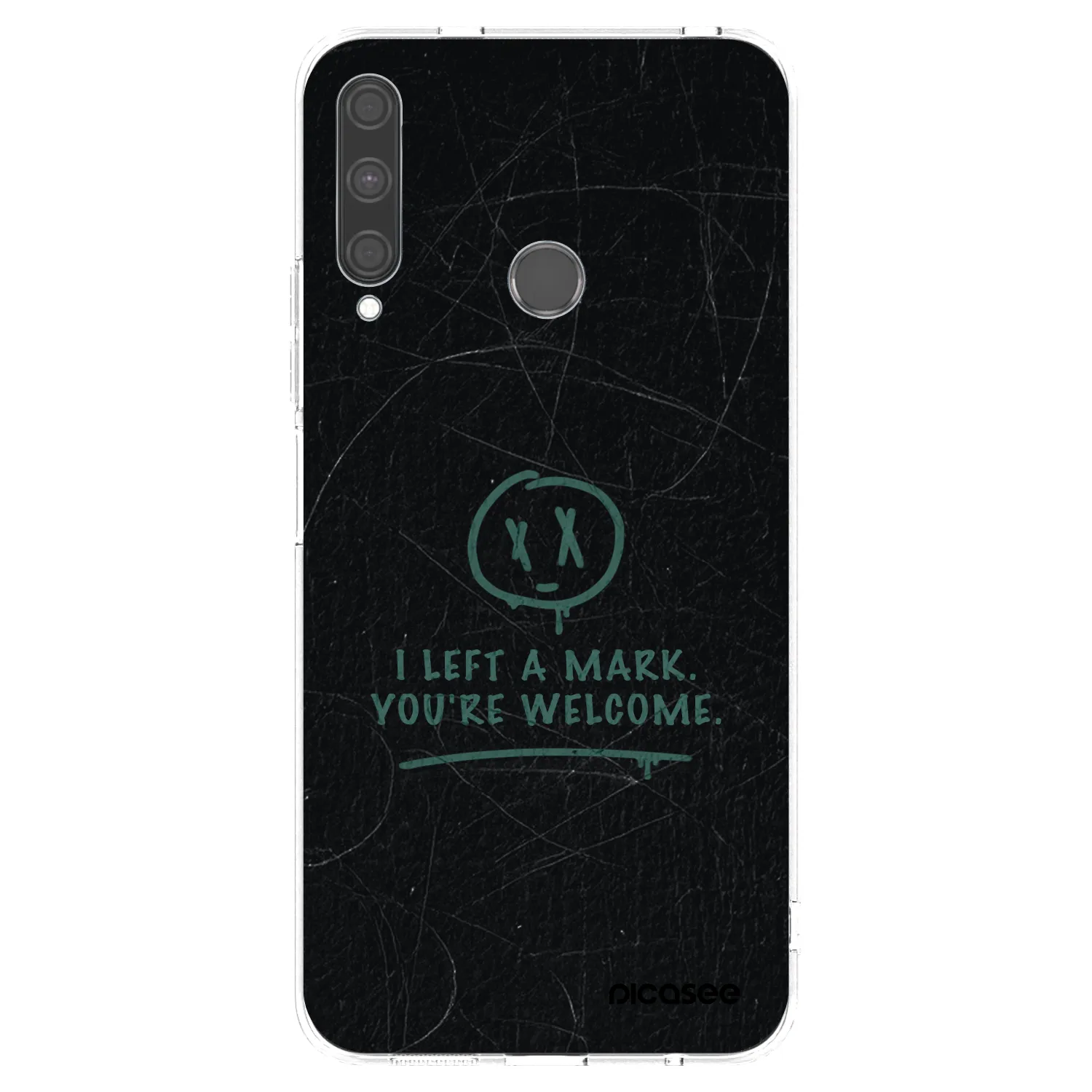 Picasee silikonový průhledný obal pro Huawei P40 Lite E - LEFT A MARK