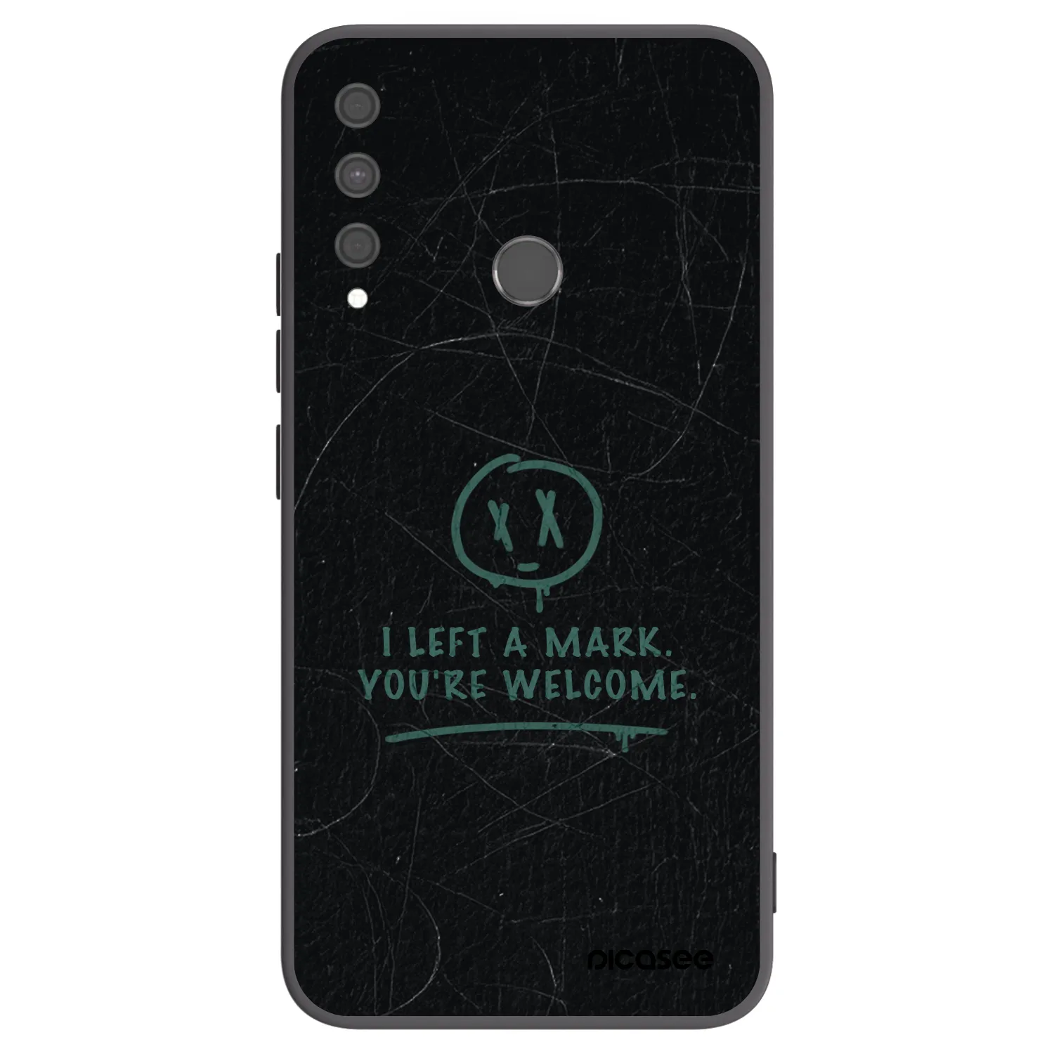 Picasee silikonový černý obal pro Huawei P40 Lite E - LEFT A MARK