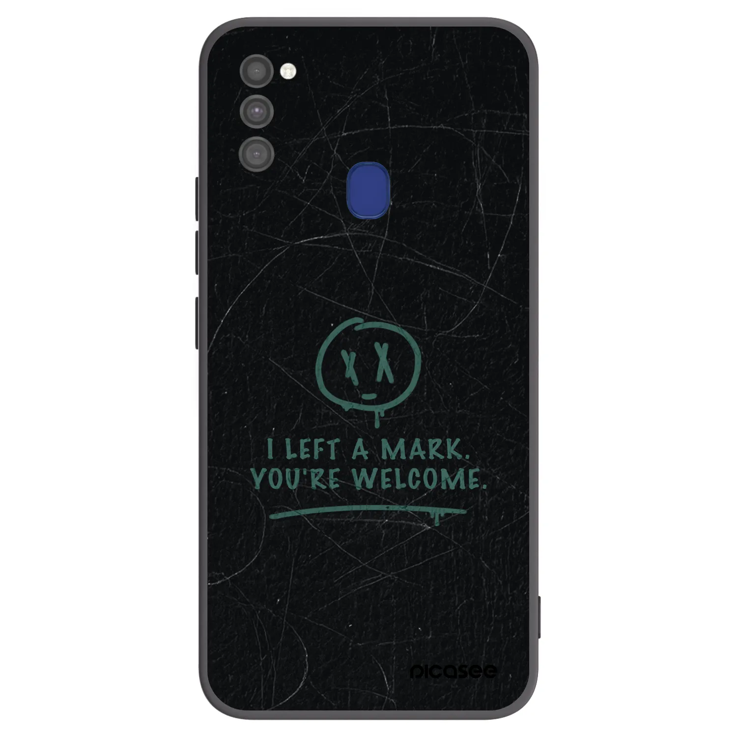Picasee silikonový černý obal pro Samsung Galaxy M21 M215F - LEFT A MARK