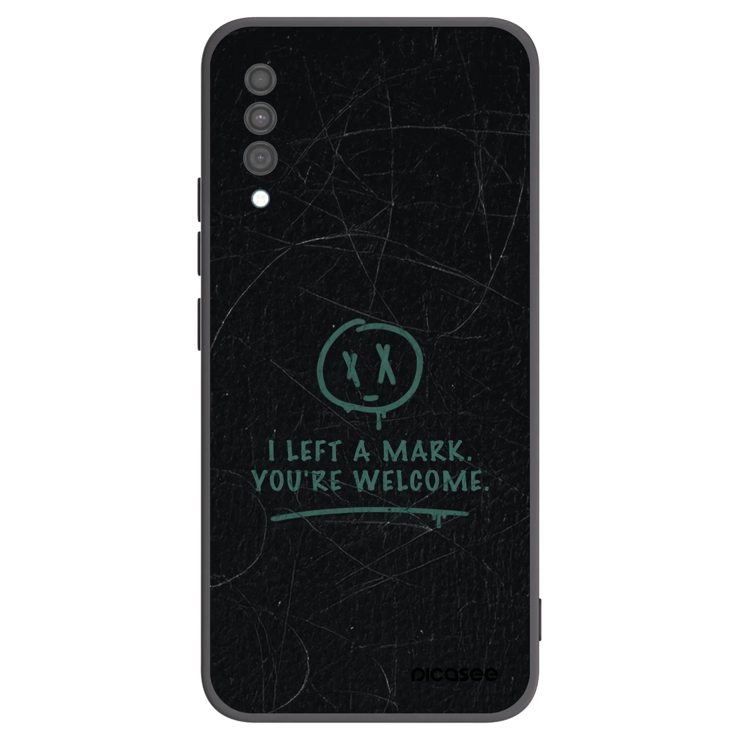 Picasee silikonový černý obal pro Samsung Galaxy A30s A307F - LEFT A MARK