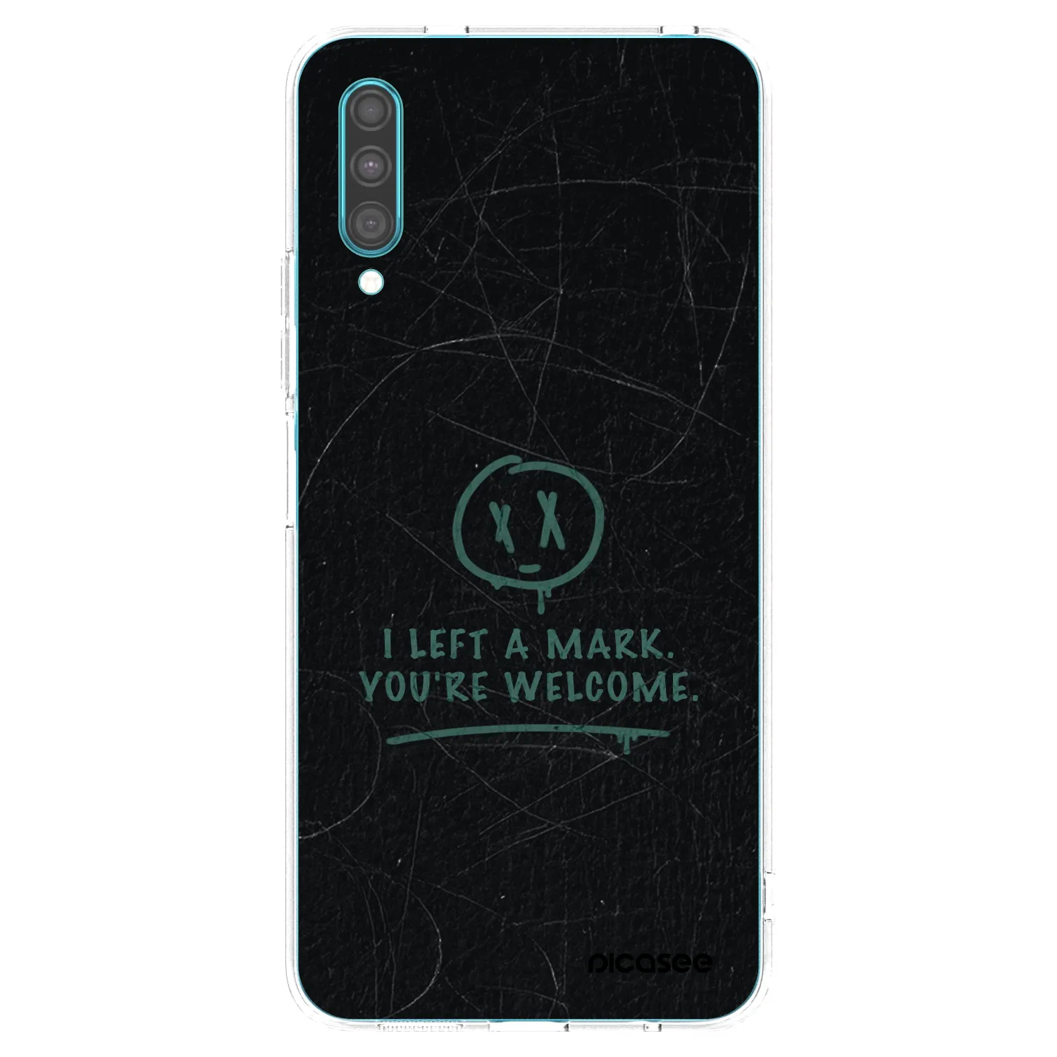 Picasee silikonový průhledný obal pro Samsung Galaxy A30s A307F - LEFT A MARK