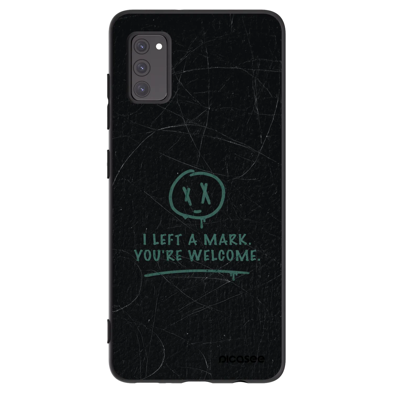 Picasee silikonový černý obal pro Samsung Galaxy A41 A415F - LEFT A MARK