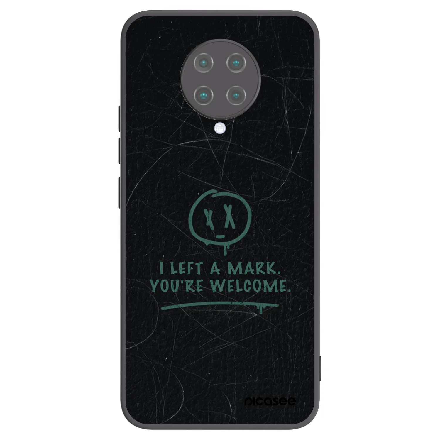 Picasee silikonový černý obal pro Xiaomi Poco F2 Pro - LEFT A MARK