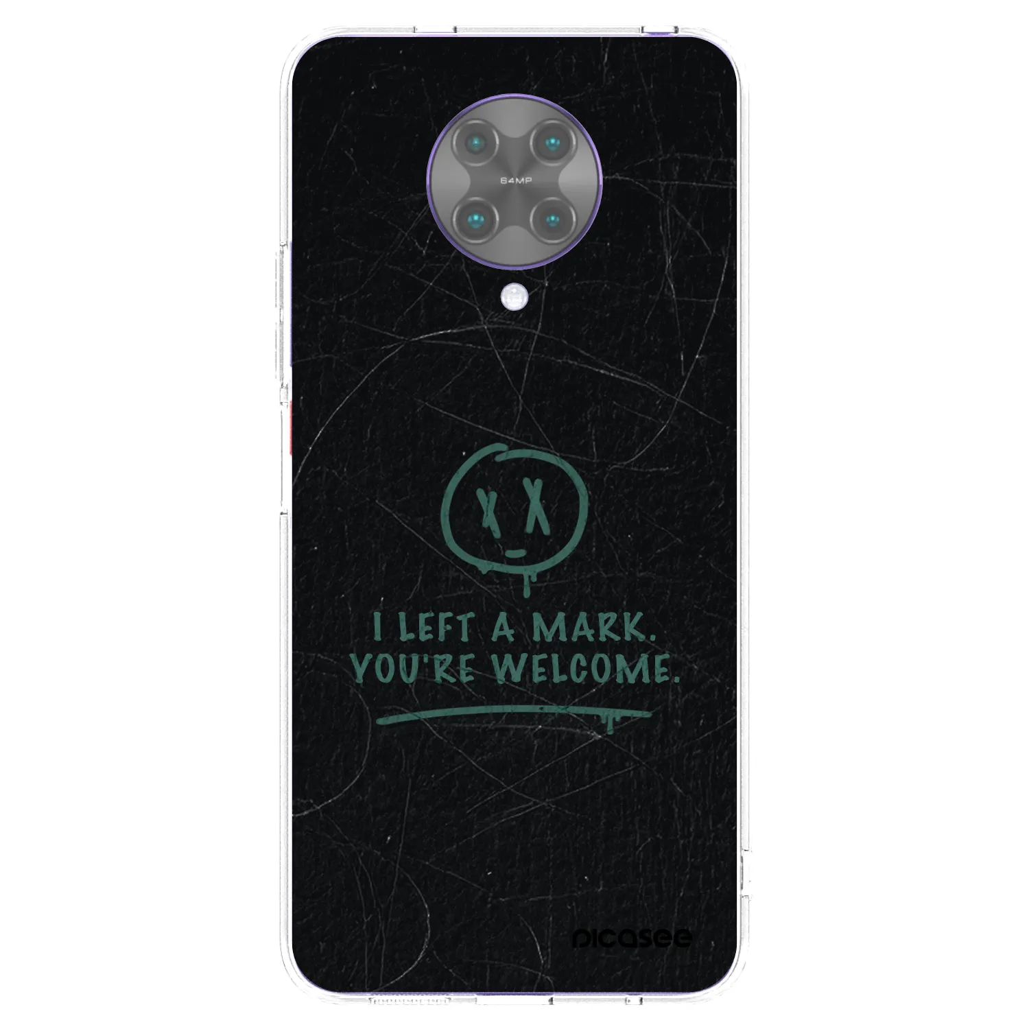 Picasee silikonový průhledný obal pro Xiaomi Poco F2 Pro - LEFT A MARK