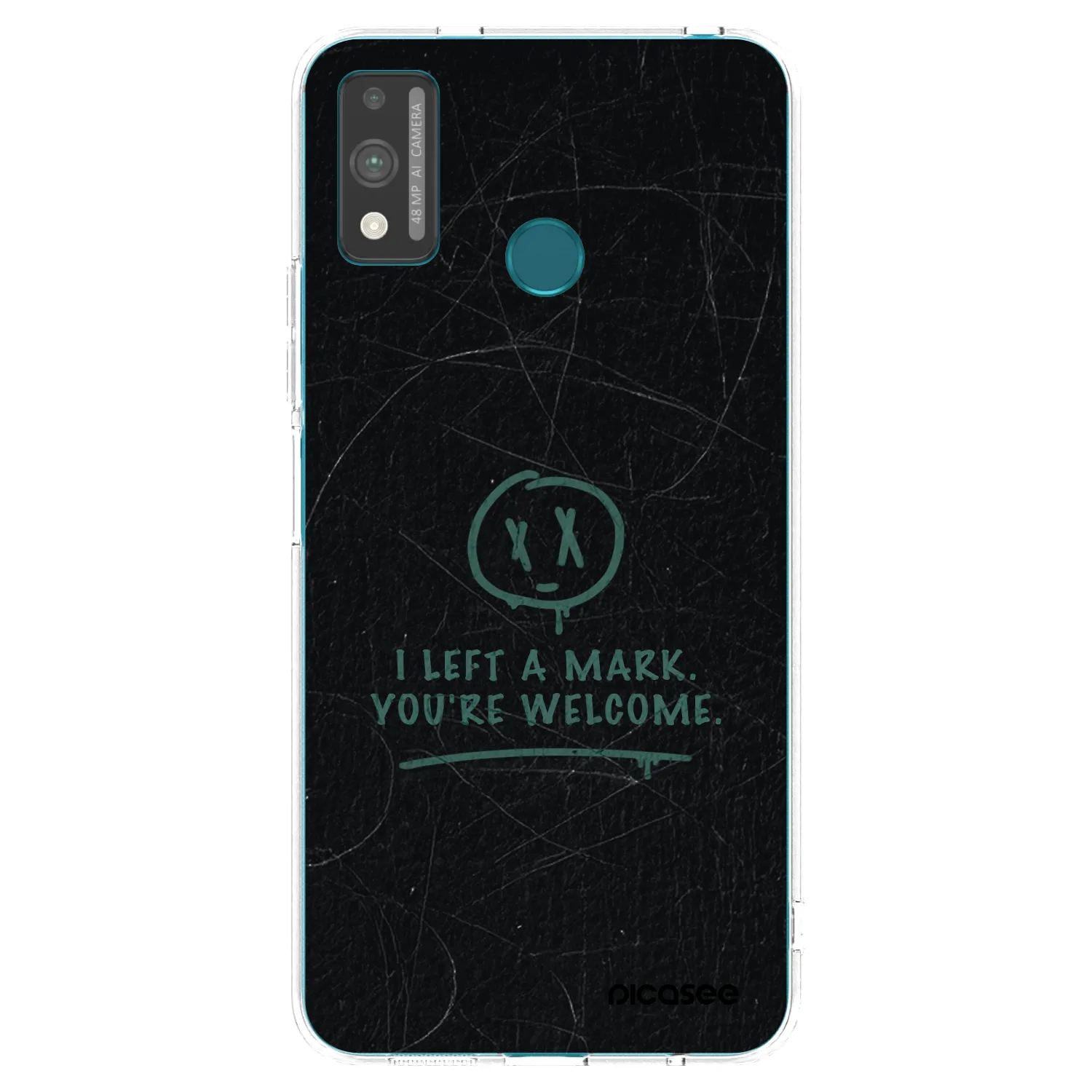 Picasee silikonový průhledný obal pro Honor 9X Lite - LEFT A MARK