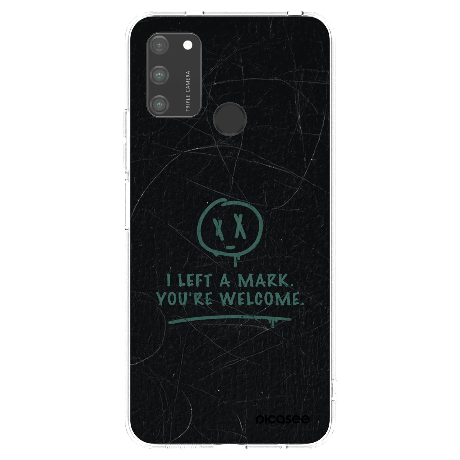 Picasee silikonový průhledný obal pro Honor 9A - LEFT A MARK