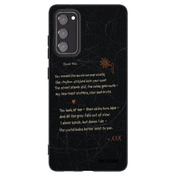 Picasee silikonový černý obal pro Samsung Galaxy S20 FE - POET