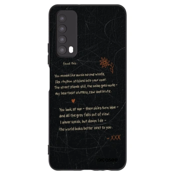 Picasee silikonový černý obal pro Huawei P Smart 2021 - POET