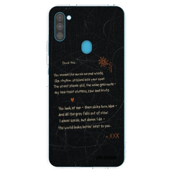 Picasee silikonový průhledný obal pro Samsung Galaxy M11 - POET