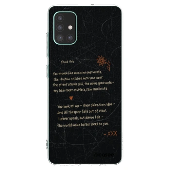 Picasee silikonový průhledný obal pro Samsung Galaxy M51 M515F - POET