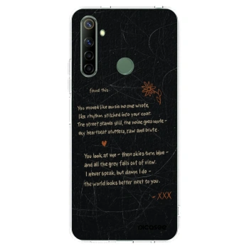 Picasee silikonový průhledný obal pro Realme 6i - POET