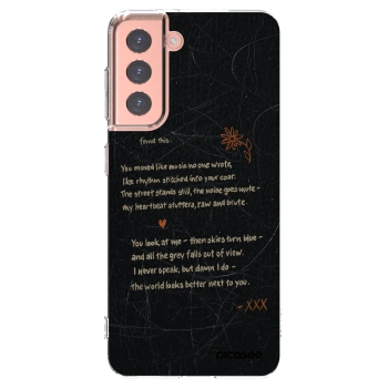 Picasee silikonový průhledný obal pro Samsung Galaxy S21 5G G991B - POET