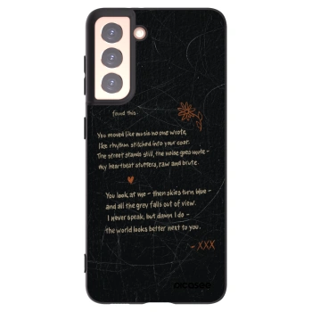 Picasee silikonový černý obal pro Samsung Galaxy S21 5G G991B - POET