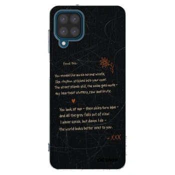 Picasee silikonový průhledný obal pro Samsung Galaxy A12 A125F - POET