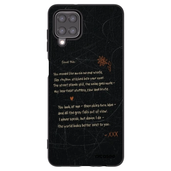 Picasee silikonový černý obal pro Samsung Galaxy A12 A125F - POET