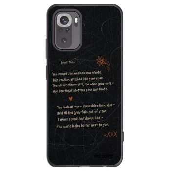 Picasee silikonový černý obal pro Xiaomi Redmi Note 10 - POET