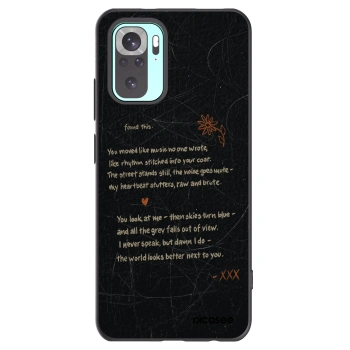 Picasee silikonový černý obal pro Xiaomi Redmi Note 10 Pro - POET