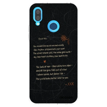 Picasee silikonový průhledný obal pro Huawei P20 Lite - POET