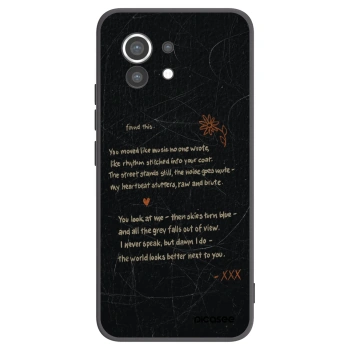 Picasee silikonový černý obal pro Xiaomi Mi 11 - POET