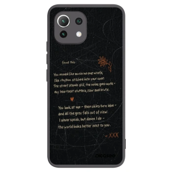 Picasee silikonový černý obal pro Xiaomi Mi 11 Lite - POET