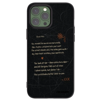 Picasee silikonový černý obal pro Apple iPhone 13 Pro Max - POET