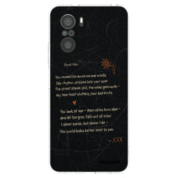 Picasee silikonový průhledný obal pro Xiaomi Poco F3 - POET
