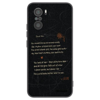 Picasee silikonový černý obal pro Xiaomi Poco F3 - POET