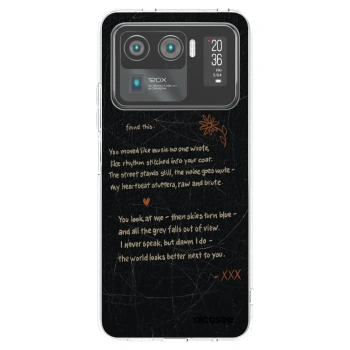 Picasee silikonový průhledný obal pro Xiaomi Mi 11 Ultra - POET