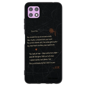 Picasee silikonový černý obal pro Samsung Galaxy A22 A226B 5G - POET