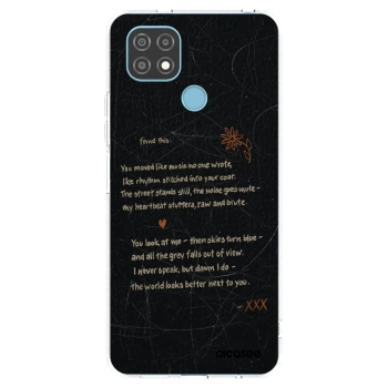 Picasee silikonový průhledný obal pro Realme C21 - POET