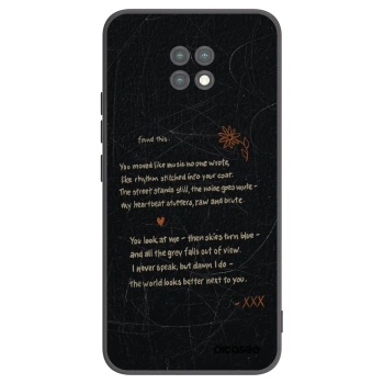 Picasee silikonový černý obal pro Xiaomi Redmi Note 9T - POET