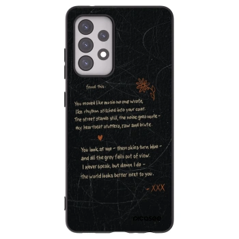 Picasee silikonový černý obal pro Samsung Galaxy A52s 5G A528B - POET